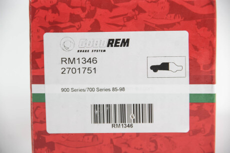 Фото 4 - Гальмівні колодки GOODREM RM1346