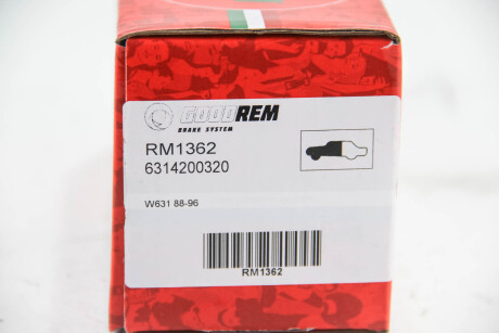 Фото 3 - Гальмівні колодки GOODREM RM1362