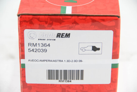 Фото 3 - Гальмівні колодки GOODREM RM1364