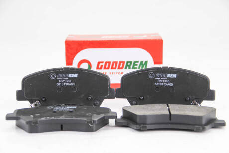 Гальмівні колодки пер. Optima/K5/Elantra 11- - GOODREM RM1365