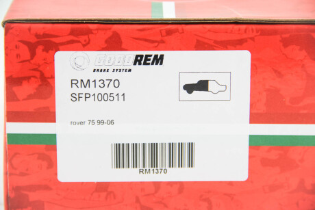 Фото 3 - Гальмівні колодки GOODREM RM1370