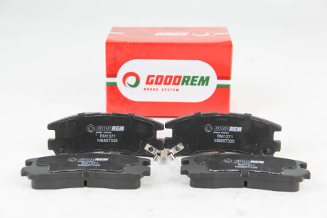 Гальмівні колодки зад. Galant/Pajero 87-12 (107.8*41.1*15.5) - GOODREM RM1371