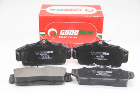 Гальмівні колодки пер. Nissan Almera 00-/Primera 91-02 (TRW) - GOODREM RM1373