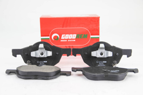 Гальмівні колодки пер. Honda Accord 03-08/CR-V 01-06 (akebono) - GOODREM RM1374