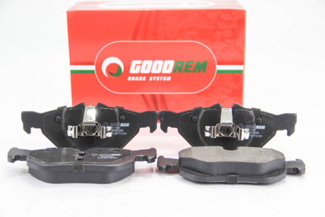 Гальмівні колодки зад. BMW 3(E90)/1(E81) 04-13 (ATE) (123x43,6x17,3) - GOODREM RM1390