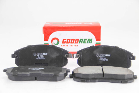 Колодки торм. перед. к-т nissan tiida 1.51.6 1.8 07- / juke 1.5dci/1.6 10- - GOODREM RM1395