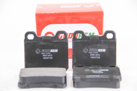 Гальмівні колодки зад. Astra/Kadett/Vectra (87-01) - GOODREM RM1403