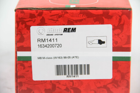 Фото 3 - Гальмівні колодки GOODREM RM1411