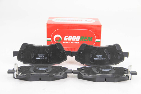 Гальмівні колодки пер. Toyota Auris 07-12 (bosch) (150,8x62,5x19,5) - GOODREM RM1423