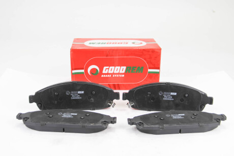Гальмівні колодки Grand Cherokee/Commander 05-10 3.0-5.7 - ((05080868AC, 05080868AA, 5080868AA)) GOODREM RM1429