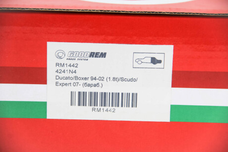 Фото 3 - Гальмівні колодки GOODREM RM1442