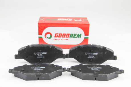 Гальмівні колодки пер. Skoda Fabia II-III 11- /VW Polo 10- (TRW) - GOODREM RM1454