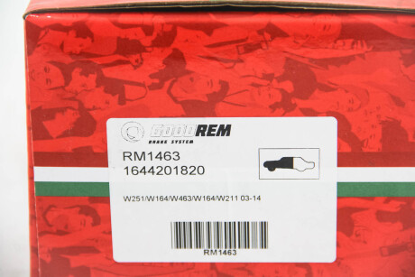 Фото 3 - Гальмівні колодки GOODREM RM1463