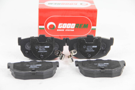 Гальмівні колодки зад. Cerato/Elantra/Lantra/Maxima/Tuscani (85-21) - GOODREM RM1470