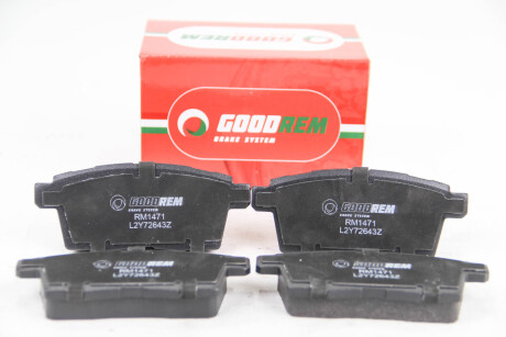 Гальмівні колодки зад. Mazda CX-7/CX-9 07- - GOODREM RM1471