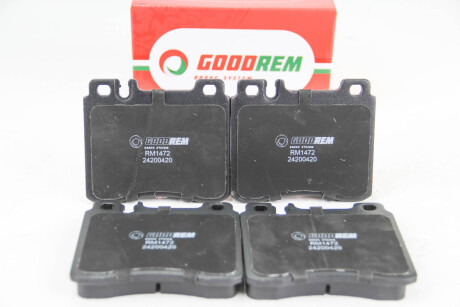 Гальмівні колодки пер. W140/W140/W140/W124/W140 91-99 - GOODREM RM1472