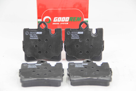 Гальмівні колодки зад. MB W220/C215 98- (ATE) - GOODREM RM1478