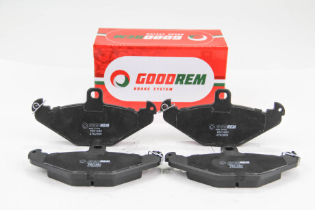 Гальмівні колодки зад. Laguna I 93-01 (brembo) (125,9x58,4x14,8) - GOODREM RM1480