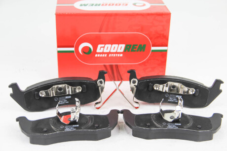 Гальмівні колодки зад. Grand Cherokee/Commander/QX56 03-13 - ((05080871AA, 05080871AB)) GOODREM RM1483