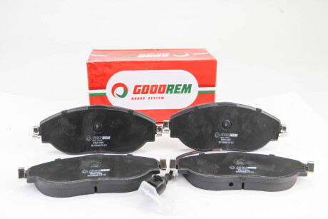 Гальмівні колодки пер. VW Passat 10-/Skoda Octavia 12- (TRW) з датчиком - GOODREM RM1495
