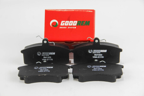 Гальмівні колодки пер. VAZ 2108 -10 - GOODREM RM1523