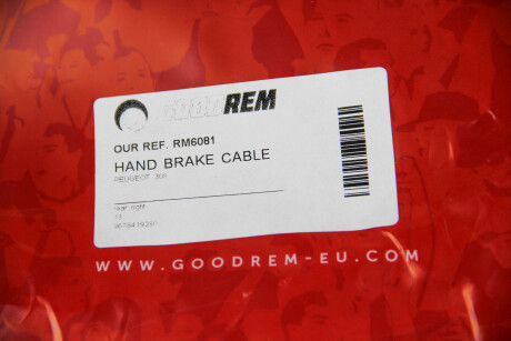 Фото 4 - Трос ручного тормоза GOODREM RM6081