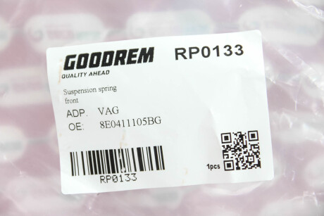 Фото 3 - Пружина підвіски GOODREM RP0133