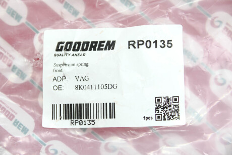 Фото 3 - Пружина підвіски GOODREM RP0135
