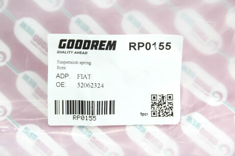 Фото 3 - Пружина подвески GOODREM RP0155
