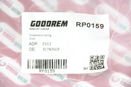 Фото 3 - Пружина підвіски GOODREM RP0159
