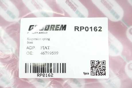 Фото 3 - Пружина подвески GOODREM RP0162