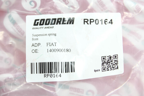 Фото 3 - Пружина подвески GOODREM RP0164