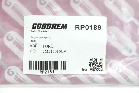 Фото 3 - Пружина підвіски GOODREM RP0189