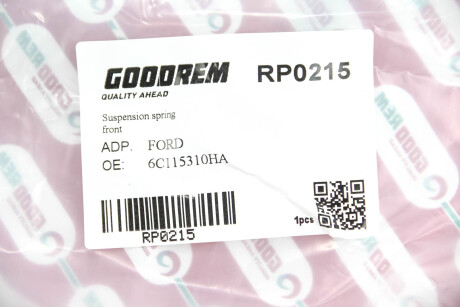 Фото 3 - Пружина підвіски GOODREM RP0215