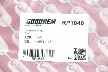 Фото 3 - Пружина підвіски GOODREM RP1040