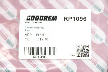 Фото 3 - Пружина підвіски GOODREM RP1096