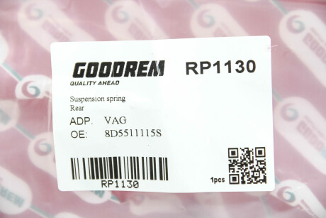 Фото 3 - Пружина подвески GOODREM RP1130