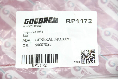 Фото 3 - Пружина підвіски GOODREM RP1172