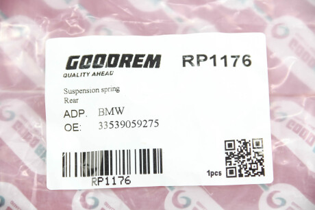 Фото 3 - Пружина подвески GOODREM RP1176