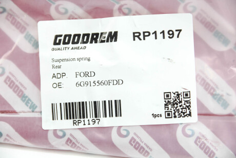 Фото 3 - Пружина підвіски GOODREM RP1197