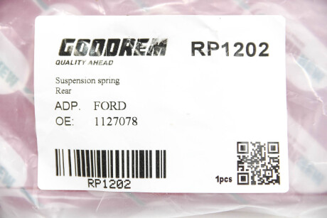 Фото 3 - Пружина підвіски GOODREM RP1202