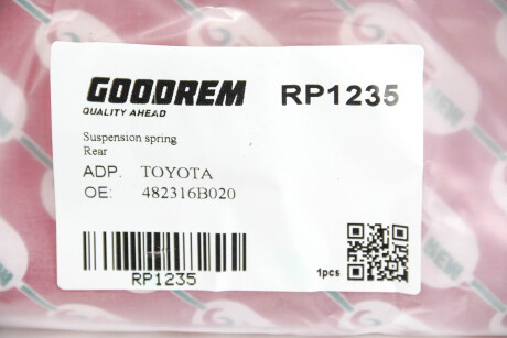 Фото 3 - Пружина підвіски GOODREM RP1235