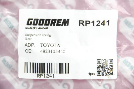Фото 3 - Пружина підвіски GOODREM RP1241