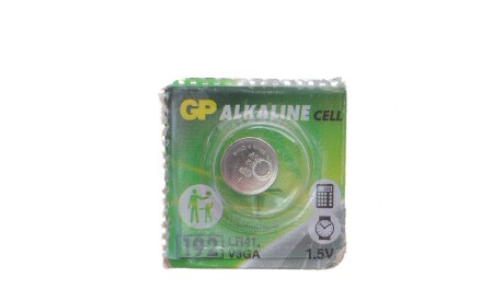 Батарейка Ultra Alkaline Button Cell 192-U10 AG3 LR41 (1.5V) (10шт) - GP 4891199015533