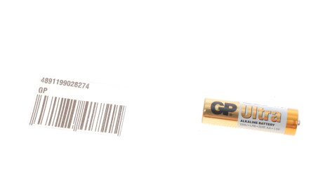 Батарейка Ultra Alkaline AA LR06 (1.5V) (1шт) - GP 4891199028274