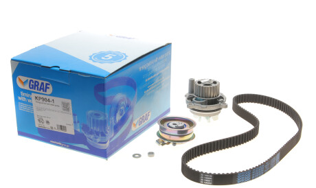 Фото 2 - Комплект ремня ГРМ GRAF KP904-1 (KP9041)