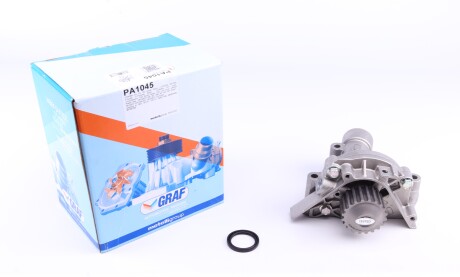 Помпа води Citroen C4/C5/C8/Jumpy/Fiat Scudo/Peugeot 206/307/406/407 2.0 16V 99- (20z)(R/B)(з корп.) - GRAF PA1045