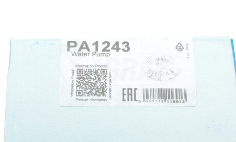 Фото 6 - Водяний насос GRAF PA1243