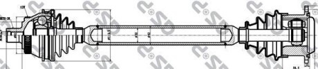 Приводной вал - GSP 299113