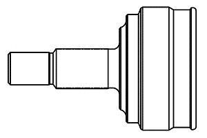 ШРКШ (зовнішній) Toyota Corolla 1.3 XLI 92-97/Prius 1.5 Hybrid 03-09 (26x23x48T) (+ABS) - GSP 859136